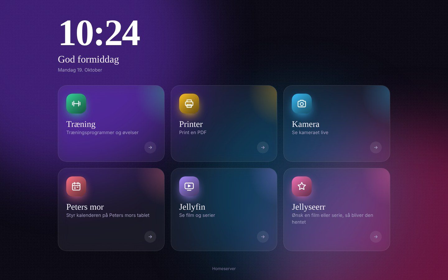 The family start page